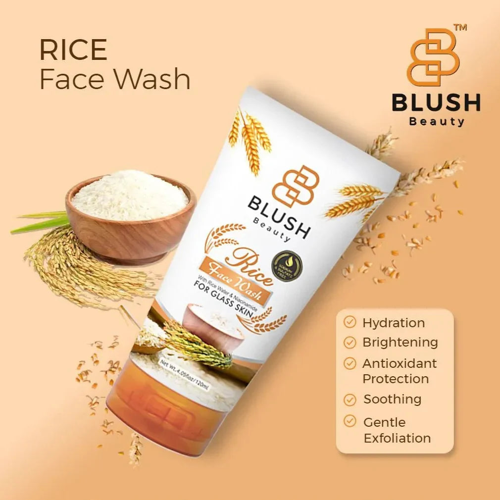 Blush Beauty Rice Face Wash – 120ml - Buy Online in Pakistan at Cosmia.pk