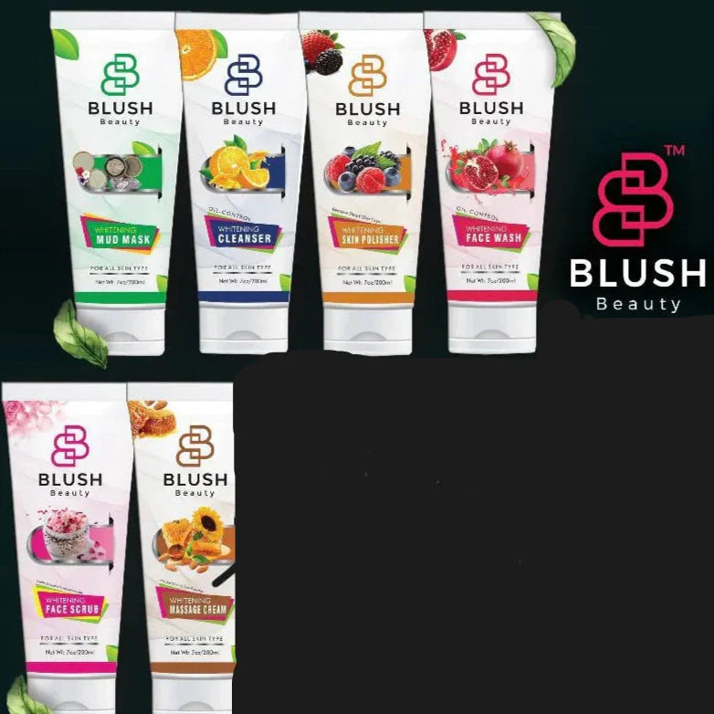 Blush Beauty 6 Whitening Skin Care Items – Complete Brightening - Buy Online in Pakistan at Cosmia.pk