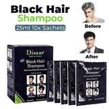Disaar Black Hair Dye Shampoo Sachet – Pack of 10 Pcs - Buy Online in Pakistan at Cosmia.pk