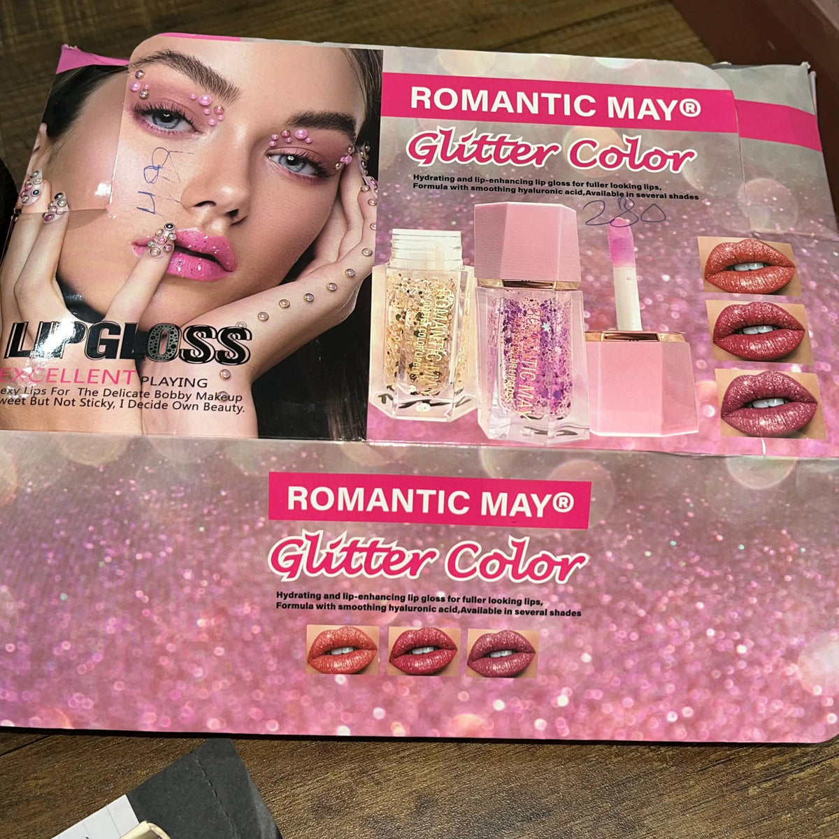 Romantic May Glitter Color Lip Gloss – Shimmering & Long-Lasting Shine - Buy Online in Pakistan at Cosmia.pk
