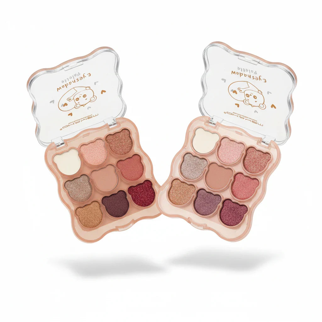 MSYAHO Cute Bear Eyeshadow Palette - 9 Colors - Buy Online in Pakistan at Cosmia.pk