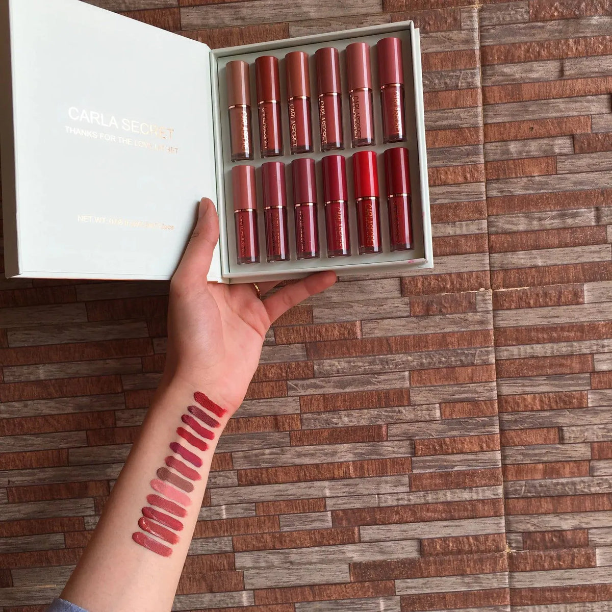 Carla Secret 12-Piece Lipgloss Vault - Buy Online in Pakistan at Cosmia.pk