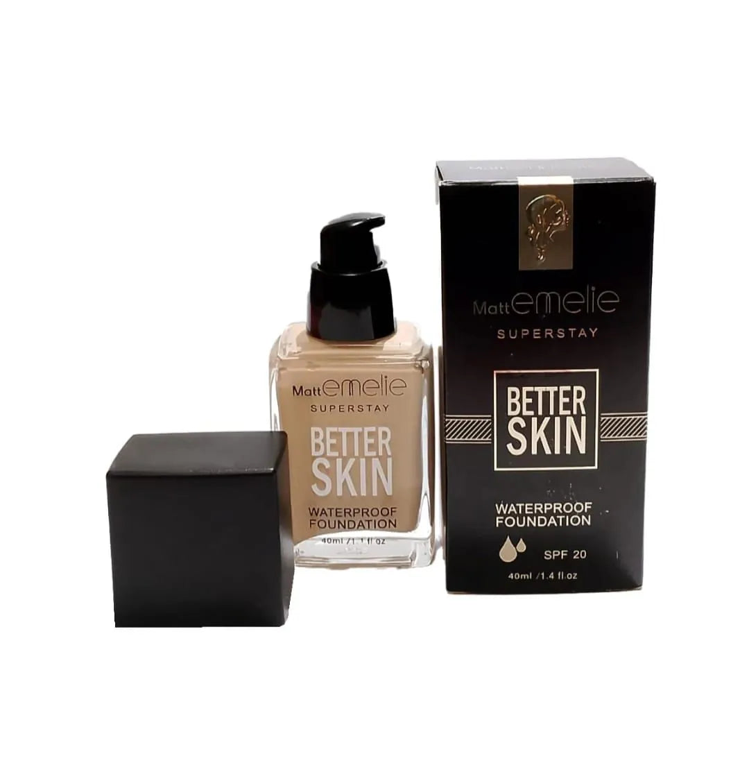 Emelie Better Skin Foundation SPF 20 - 40ml - Buy Online in Pakistan at Cosmia.pk
