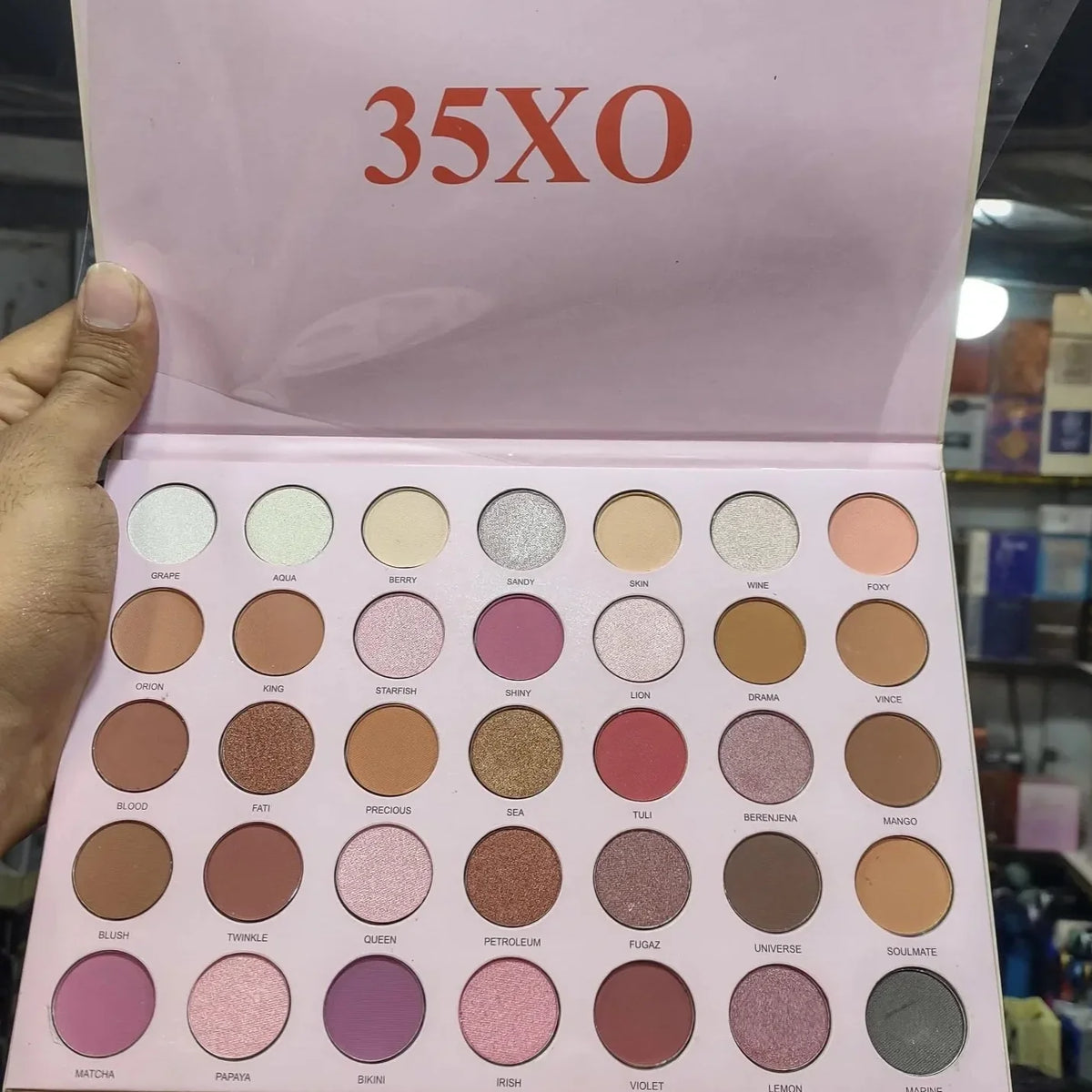 35XO 35-Color Eyeshadow Palette - Buy Online in Pakistan at Cosmia.pk