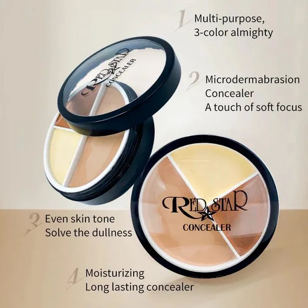 Red Star 3 Color High Coverage Concealer Kit - Buy Online in Pakistan at Cosmia.pk