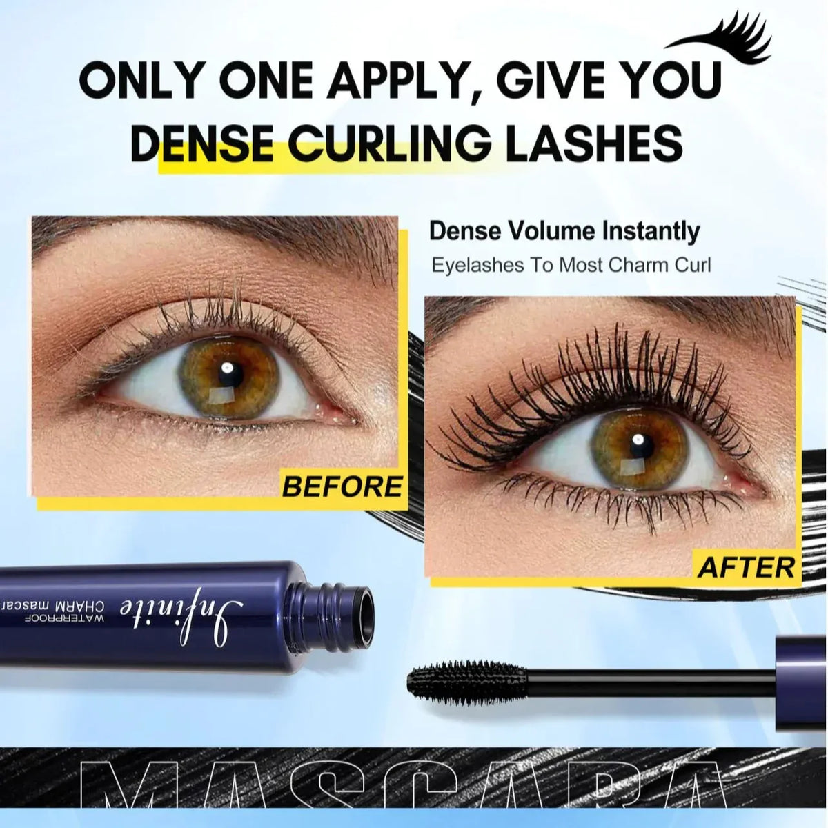 BOB Fast Dense Mascara – Thick Black Curling, Volumizing & Waterproof - Buy Online in Pakistan at Cosmia.pk
