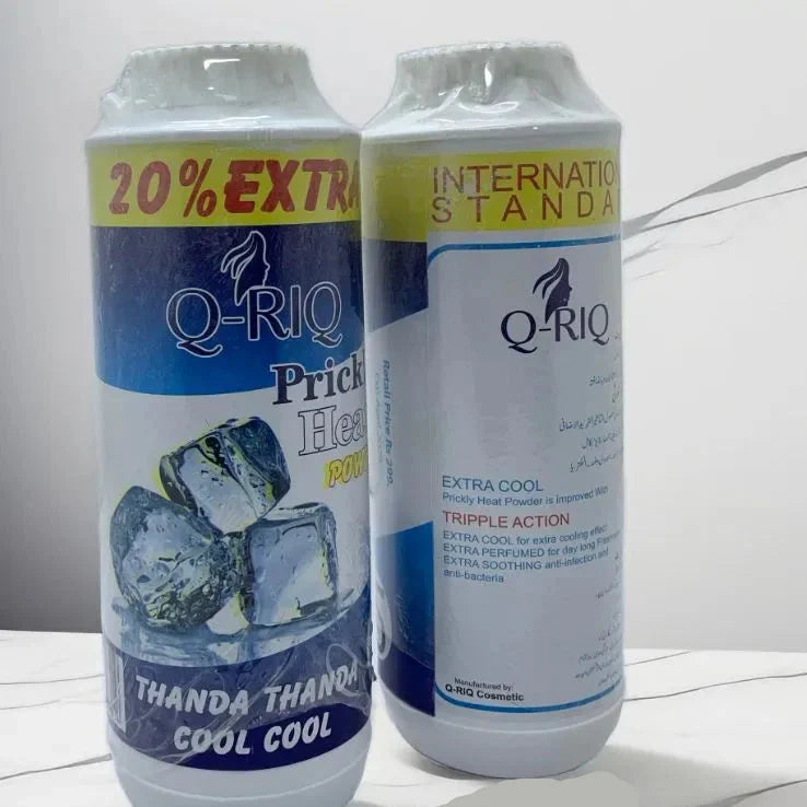 Q-RIQ Prickly Heat Powder – 250g - Buy Online in Pakistan at Cosmia.pk