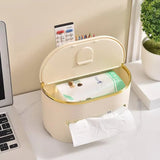 Multifunctional ABS Tissue Box with Storage – Sleek Organizer - Buy Online in Pakistan at Cosmia.pk
