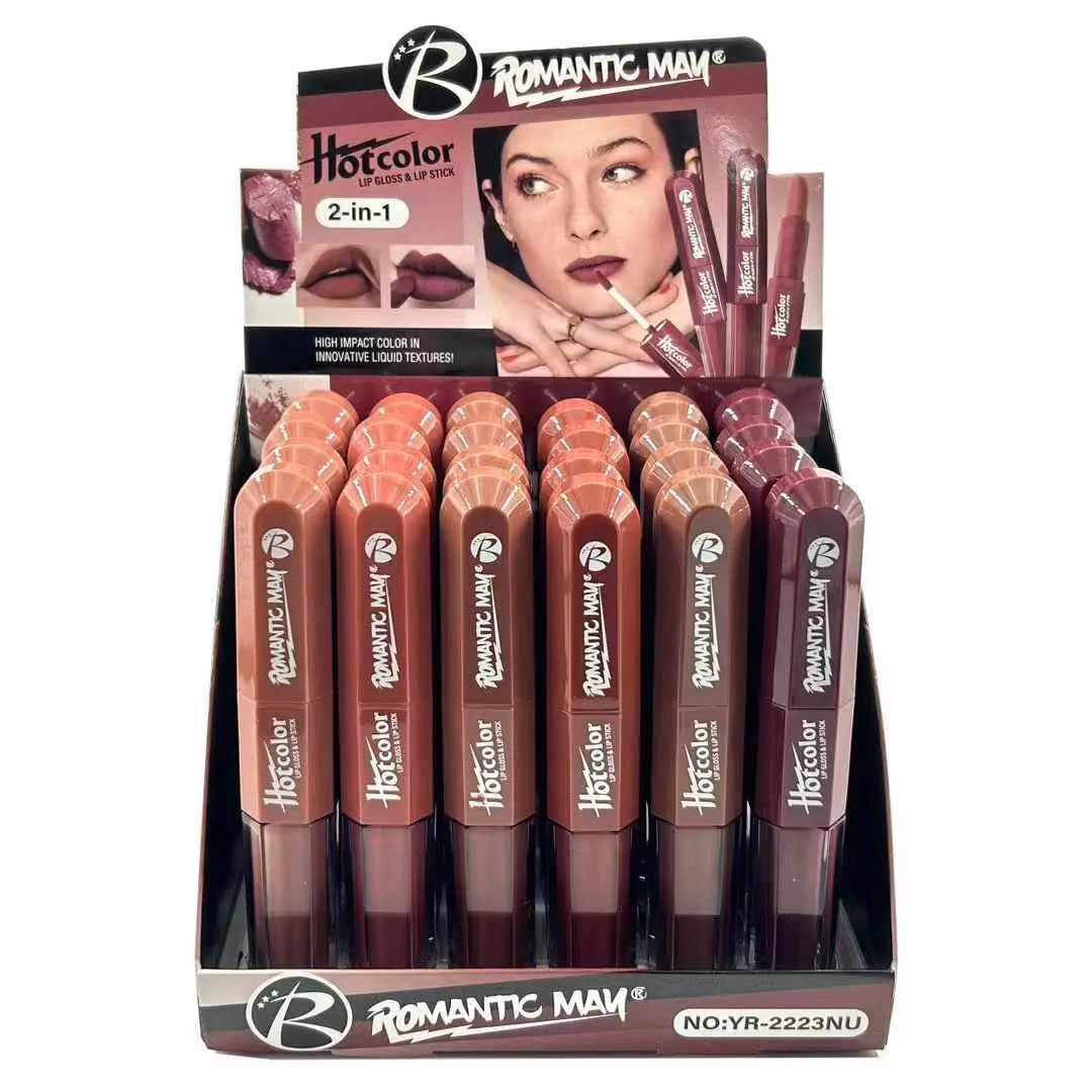 Romantic May 2-in-1 Lip Gloss and Lipstick - Buy Online in Pakistan at Cosmia.pk