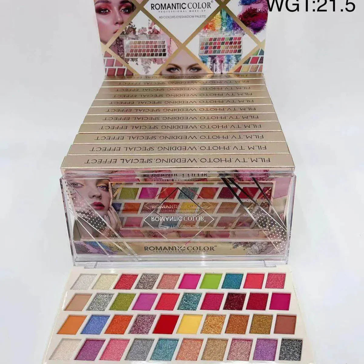 Romantic Color 40-Color Eyeshadow Palette - Buy Online in Pakistan at Cosmia.pk