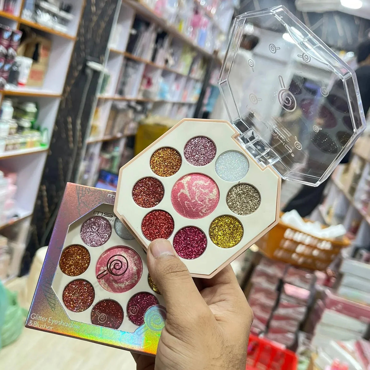 MSYAHO Glitter Eyeshadow & Blusher – 2-in-1 Glow & Glam Combo - Buy Online in Pakistan at Cosmia.pk