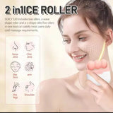 2-in-1 W+V Shaped Face Roller & Cool Ice Body Massager - Buy Online in Pakistan at Cosmia.pk