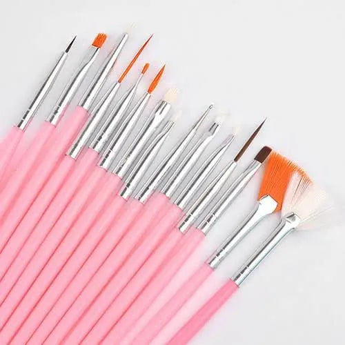 15 Pcs Nail Art Drawing Liner Brush Kit - Buy Online in Pakistan at Cosmia.pk