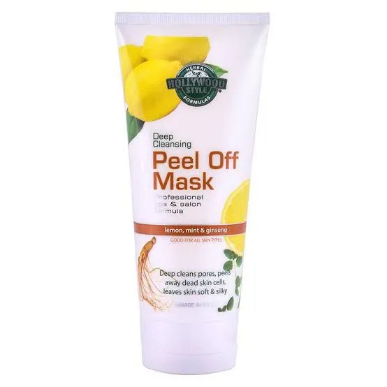 Hollywood Style Deep Cleansing Peel Off Mask Lemon, Mint & Ginseng – - Buy Online in Pakistan at Cosmia.pk