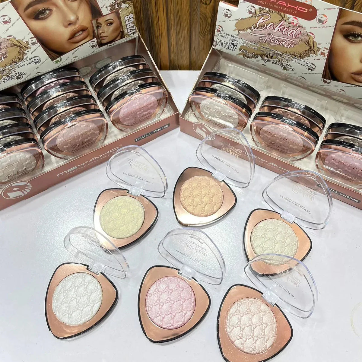 MSYAHO 6 Pcs Baked Highlighter Set - Buy Online in Pakistan at Cosmia.pk