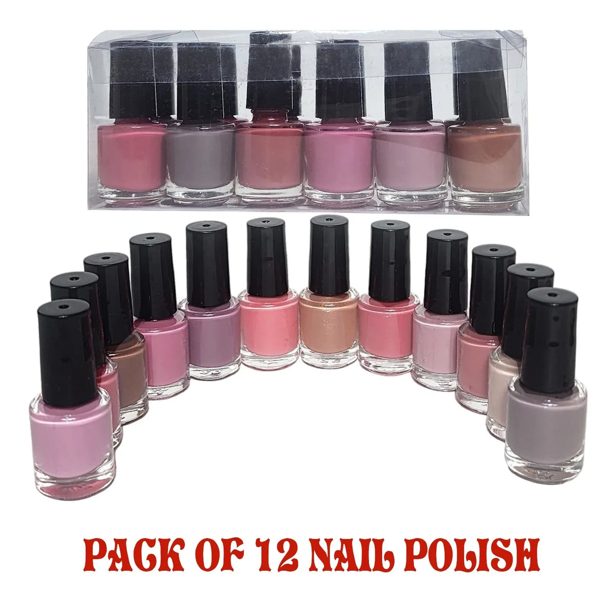 12-Piece Nude Peel-Off Nail Paint - Buy Online in Pakistan at Cosmia.pk