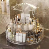 Light Luxury 360° Rotating Tabletop Cosmetics Storage Box - Buy Online in Pakistan at Cosmia.pk