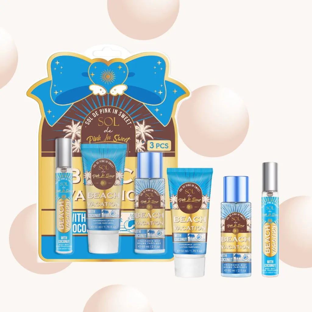 Sol - New Beach Collection with Coconut Body Mist - Perfume - Lotion - Buy Online in Pakistan at Cosmia.pk
