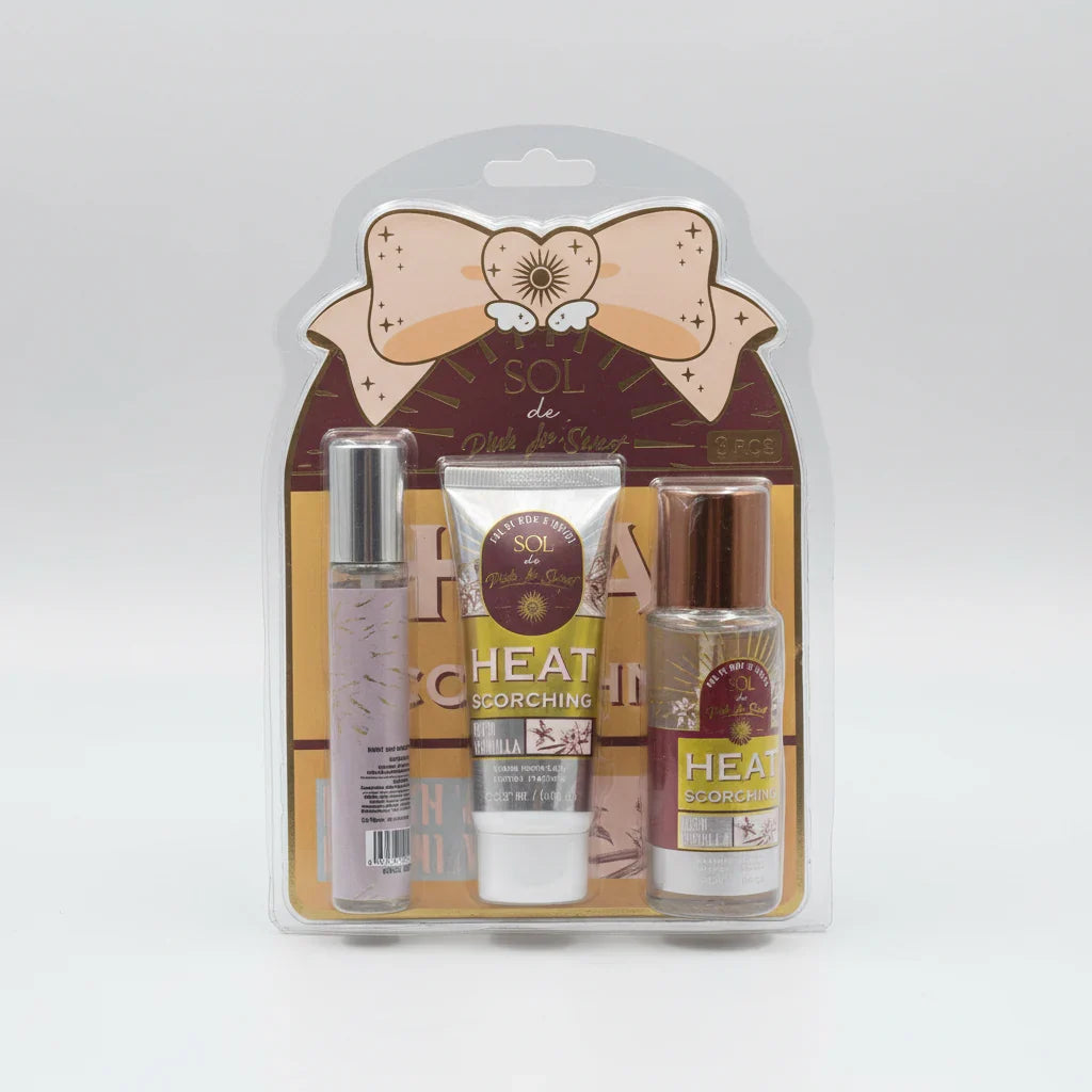 Sol - New Heat Scorching Fragrance Set Body Mist - Perfume - Lotion - Buy Online in Pakistan at Cosmia.pk