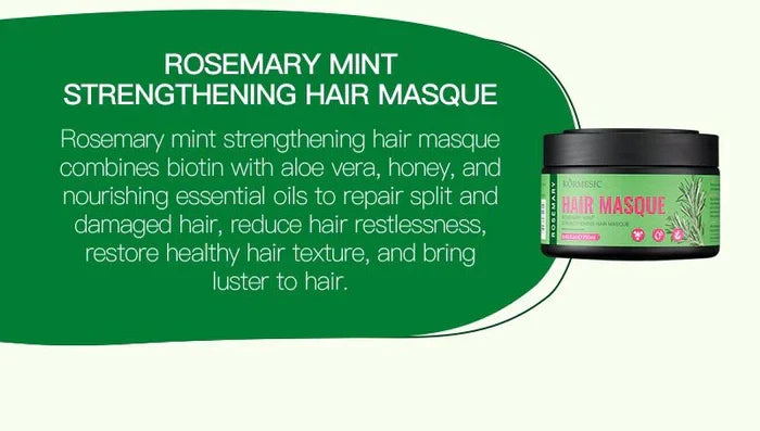 Kormesic Rosemary Mint Strengthening Hair Masque – 250ml - Buy Online in Pakistan at Cosmia.pk
