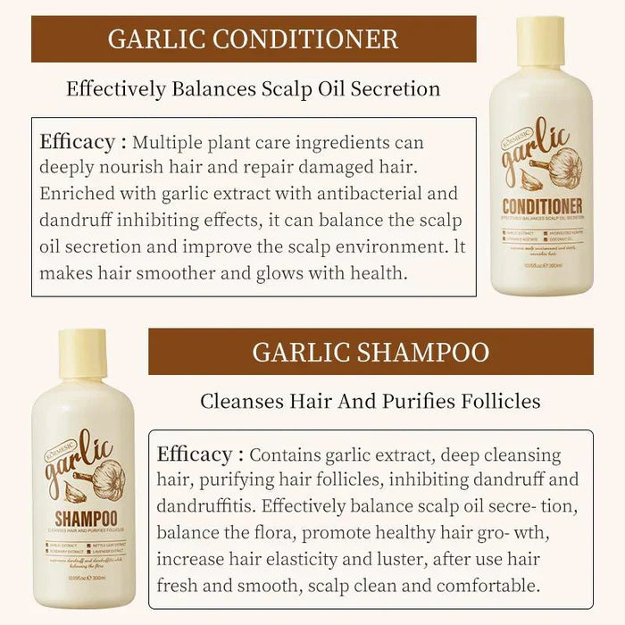 Kormesic Garlic Hair Shampoo Deep Shampoo - 300ml - Buy Online in Pakistan at Cosmia.pk