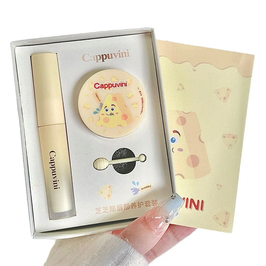 Cappuvini Cheese Lip Gloss & Lip Balm Set - Buy Online in Pakistan at Cosmia.pk