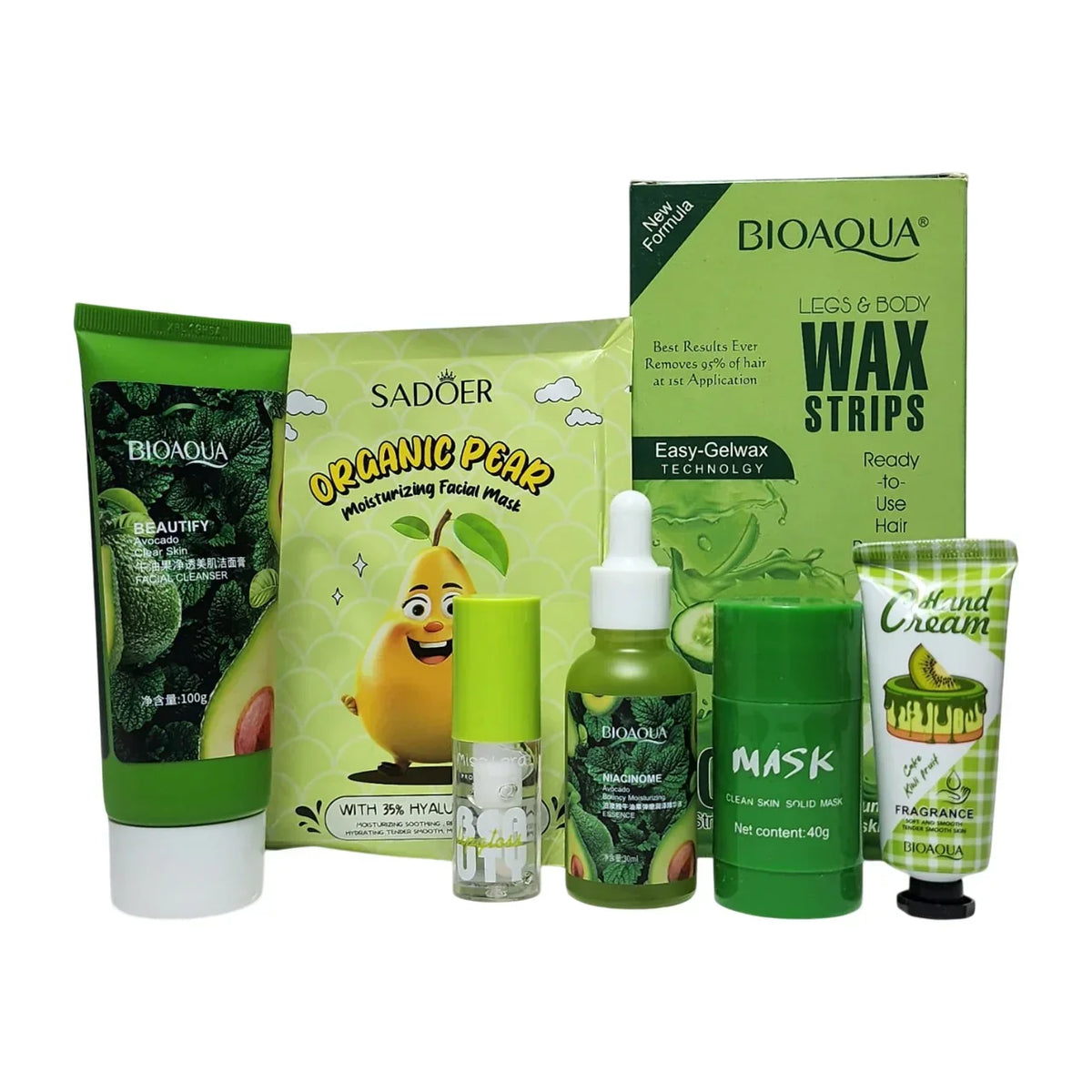 7 in 1 Bioaqua & Sadoer Skincare Combo - Buy Online in Pakistan at Cosmia.pk