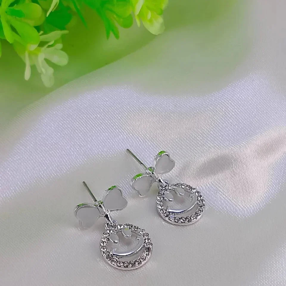 Elegant Bow Hollow Circle Drop Earrings – Each - Buy Online in Pakistan at Cosmia.pk