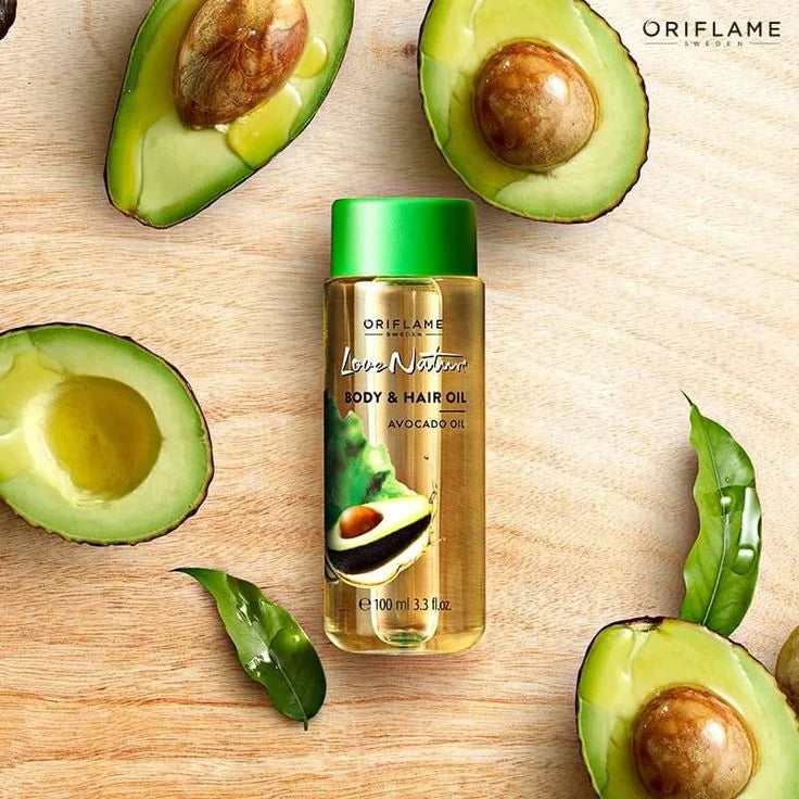 Oriflame Love Nature Body & Hair Oil with Organic Avocado Oil – 100ml - Buy Online in Pakistan at Cosmia.pk