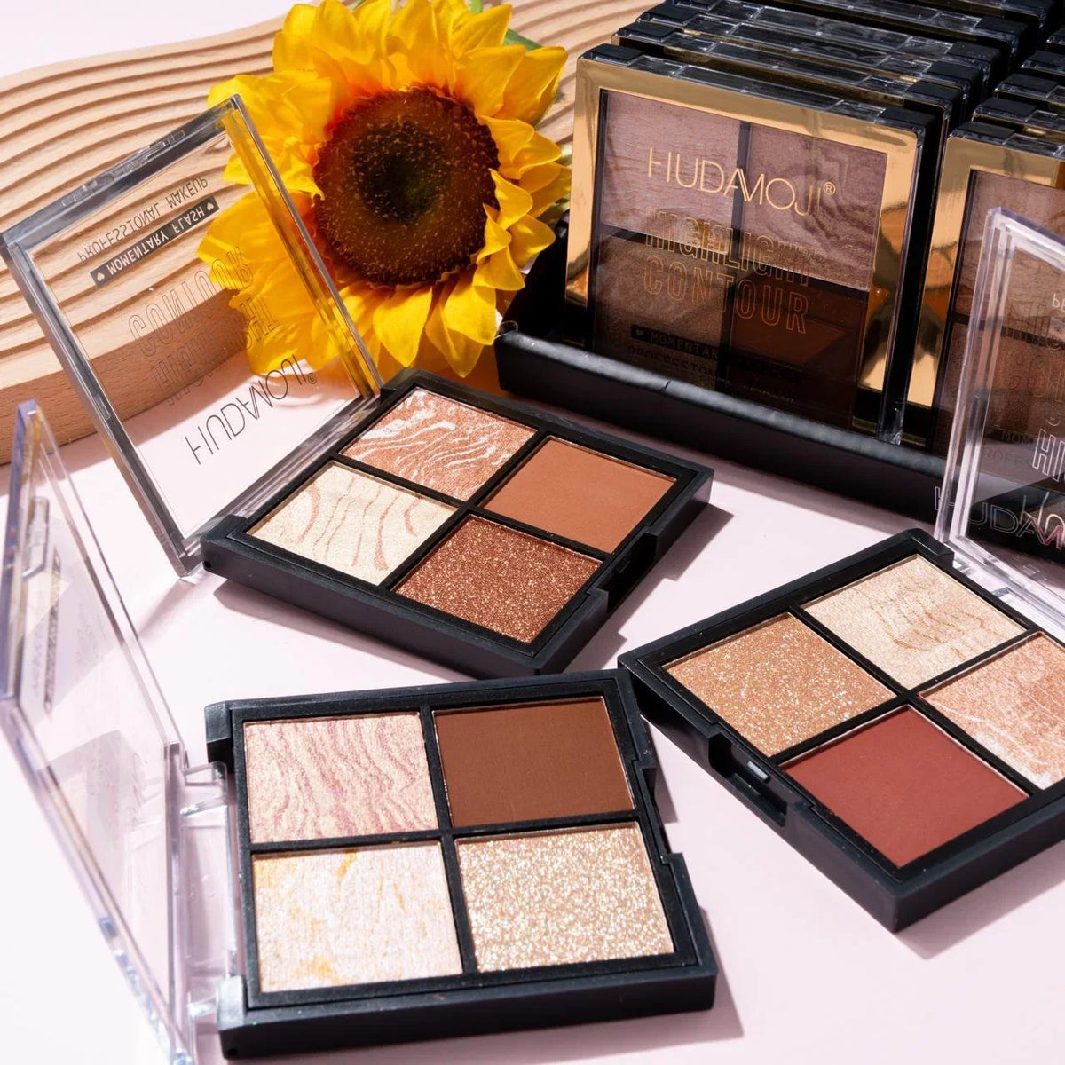 Huda Moji Contour Highlighter Palette – Sculpt, Glow & Define - Buy Online in Pakistan at Cosmia.pk