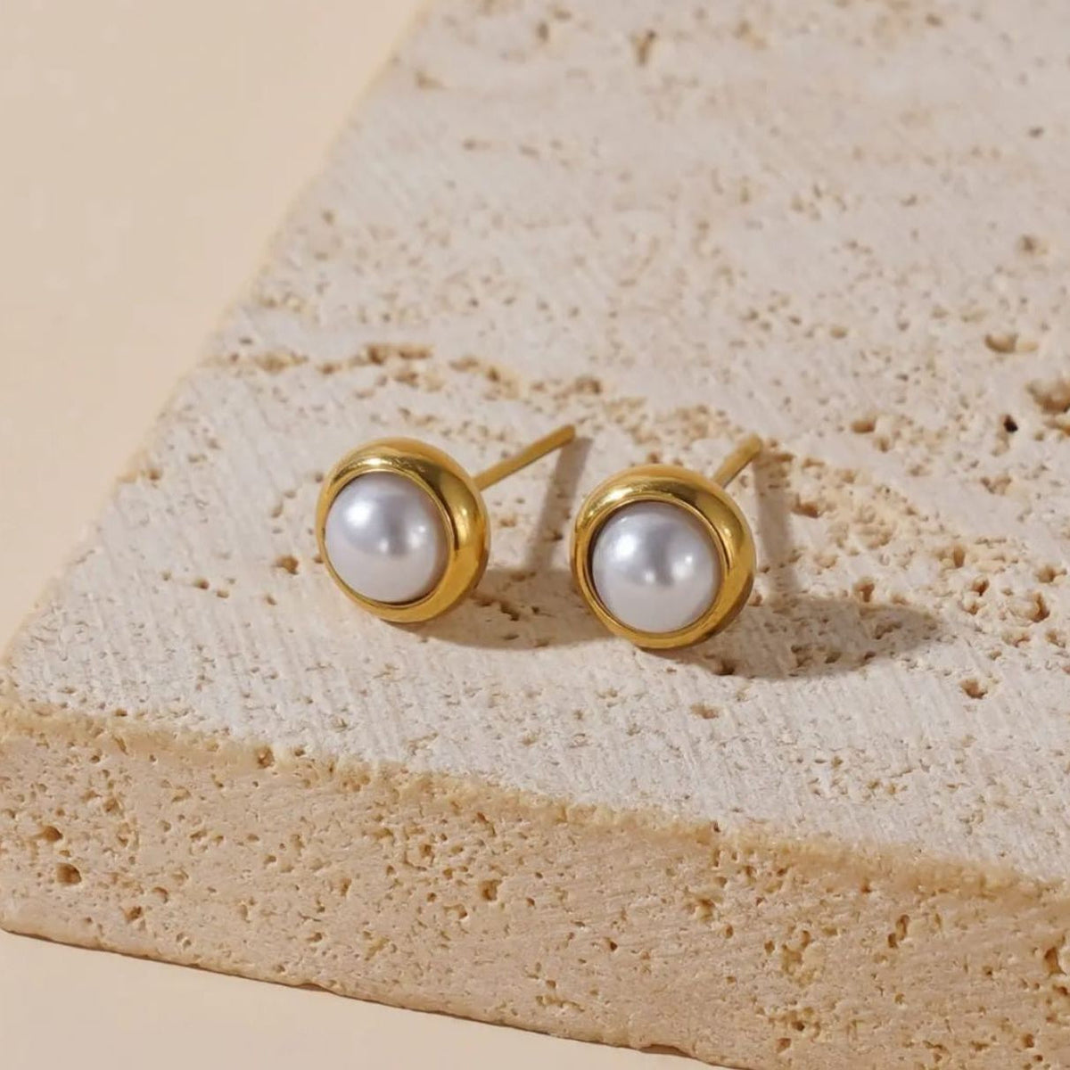 Cute Mini Imitation Pearl Stud Earrings for Women – Simple, Elegant - Buy Online in Pakistan at Cosmia.pk