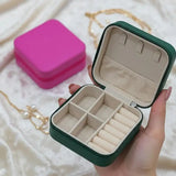 Elegance Square Leather Jewelries Storage box - Buy Online in Pakistan at Cosmia.pk