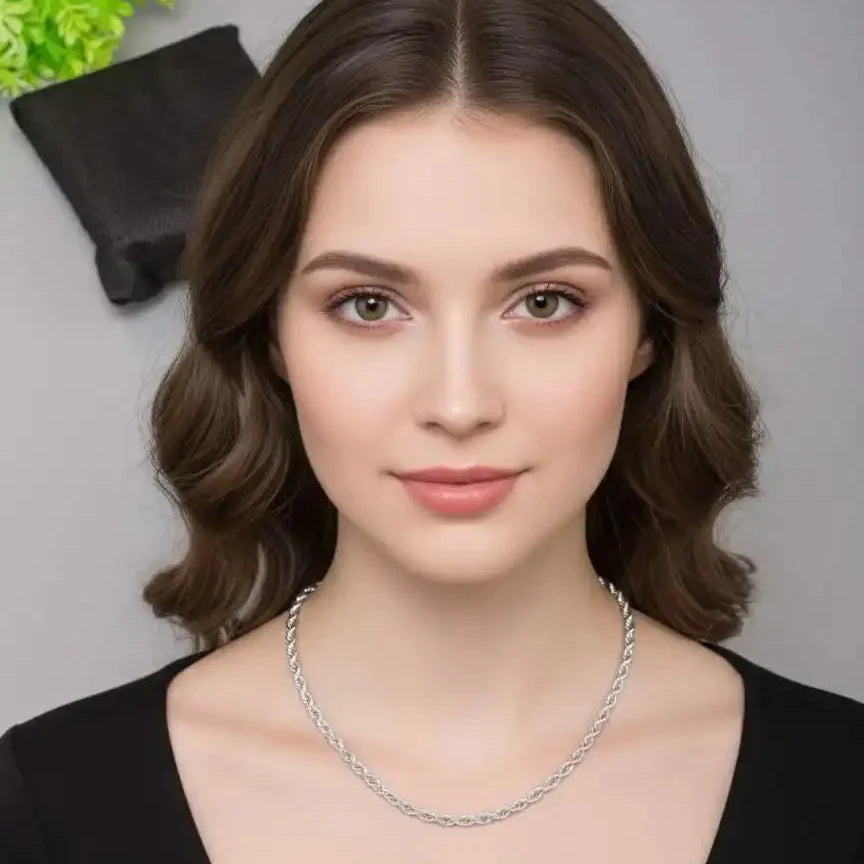 China Rope Chain – Elegant Twisted Design Necklace for Men & Women - Buy Online in Pakistan at Cosmia.pk