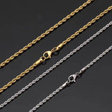 China Rope Chain – Elegant Twisted Design Necklace for Men & Women - Buy Online in Pakistan at Cosmia.pk