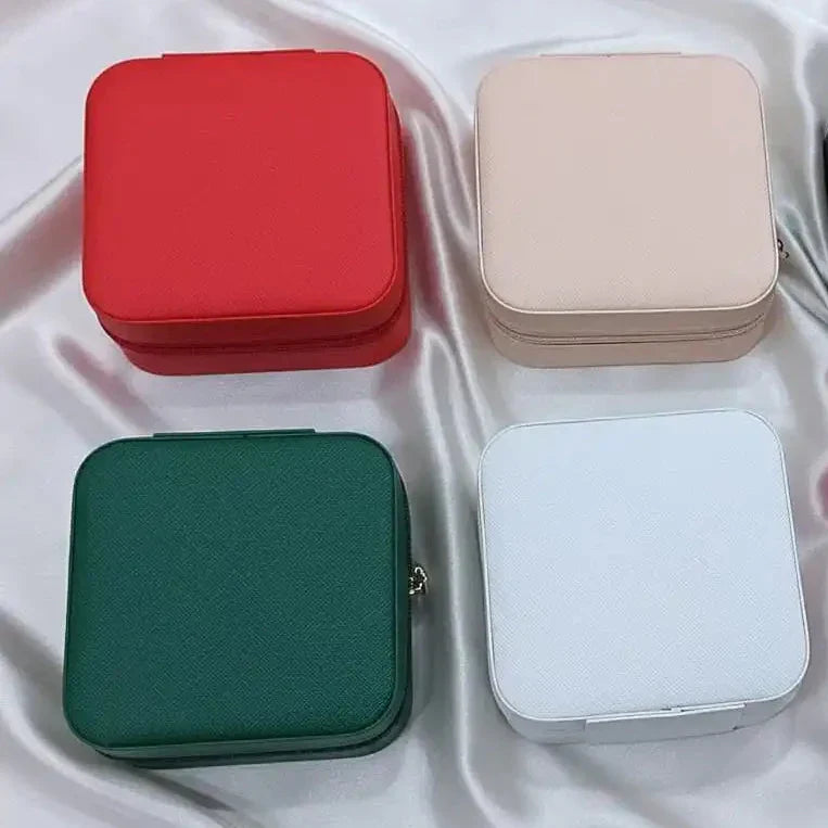 Elegance Square Leather Jewelries Storage box - Buy Online in Pakistan at Cosmia.pk