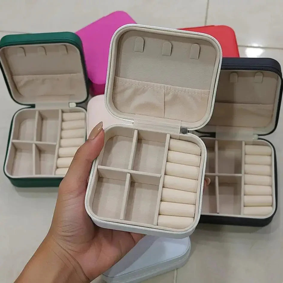 Elegance Square Leather Jewelries Storage box - Buy Online in Pakistan at Cosmia.pk