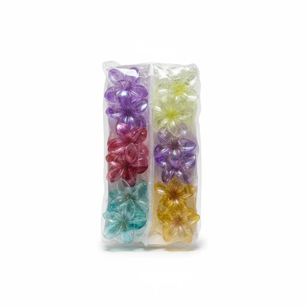 Flower Hair Clips Large - 12 Pieces - Buy Online in Pakistan at Cosmia.pk