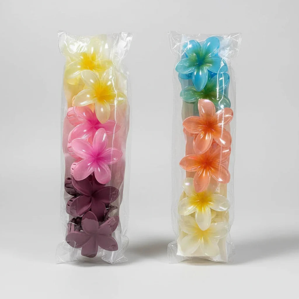 Flower Hair Clips Large - 12 Pieces - Buy Online in Pakistan at Cosmia.pk
