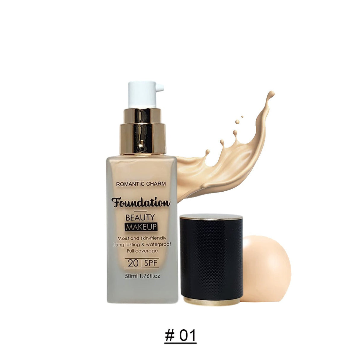 Romantic Charm Foundation Beauty Makeup SPF 20 50ml - Buy Online in Pakistan at Cosmia.pk