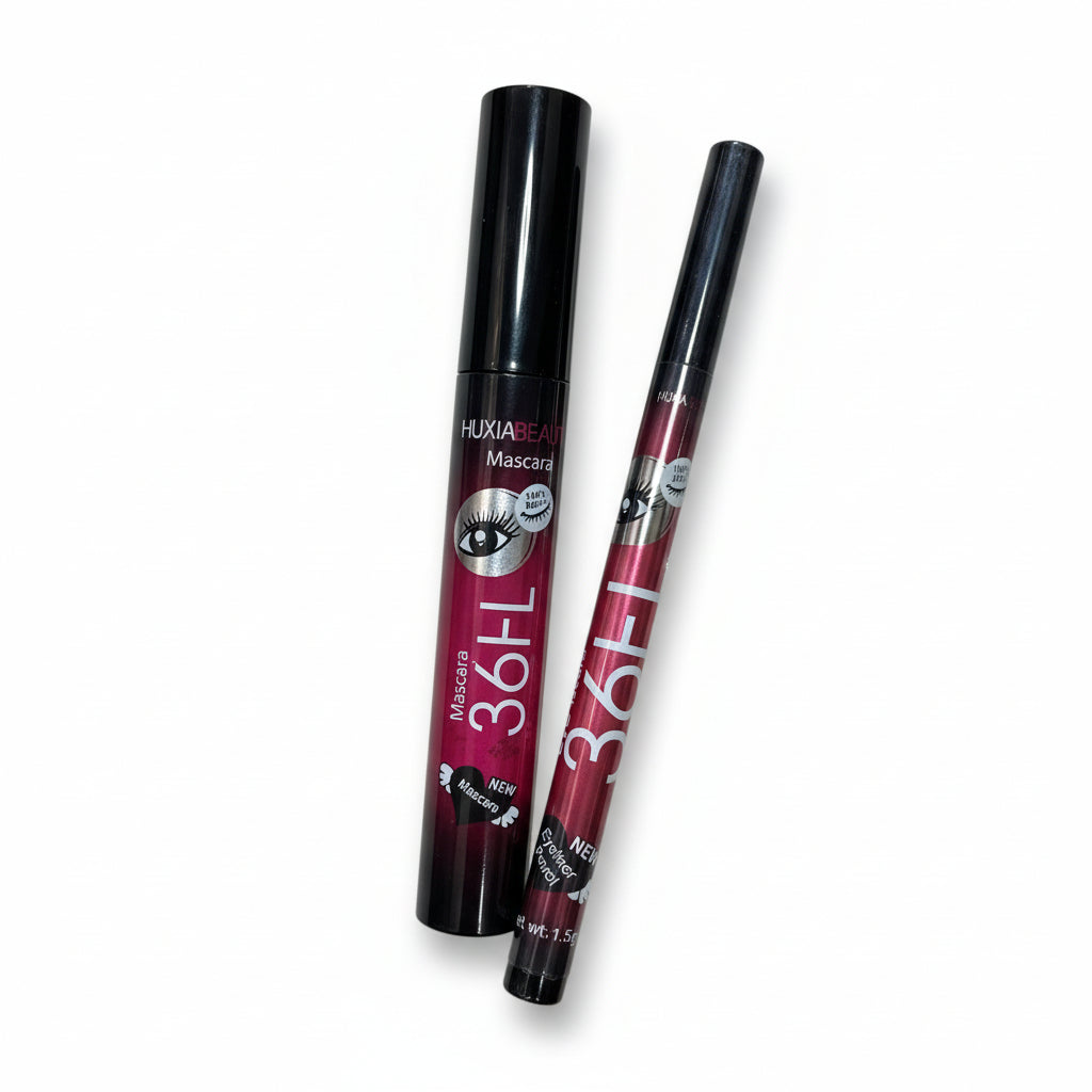 Huxia Beauty 2 in 1 Mascara and Eyeliner Set - Buy Online in Pakistan at Cosmia.pk