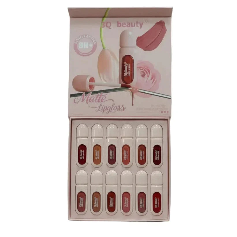 3Q Beauty Matte Long Lasting 8H+ Lipgloss Pack of 12 - Buy Online in Pakistan at Cosmia.pk