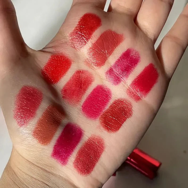 Handaiyan Matte Metal Lipstick Vault - 12Pcs - Buy Online in Pakistan at Cosmia.pk
