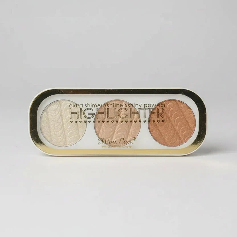 HICHI 3-Color Shimmer Highlighter Palette - Buy Online in Pakistan at Cosmia.pk
