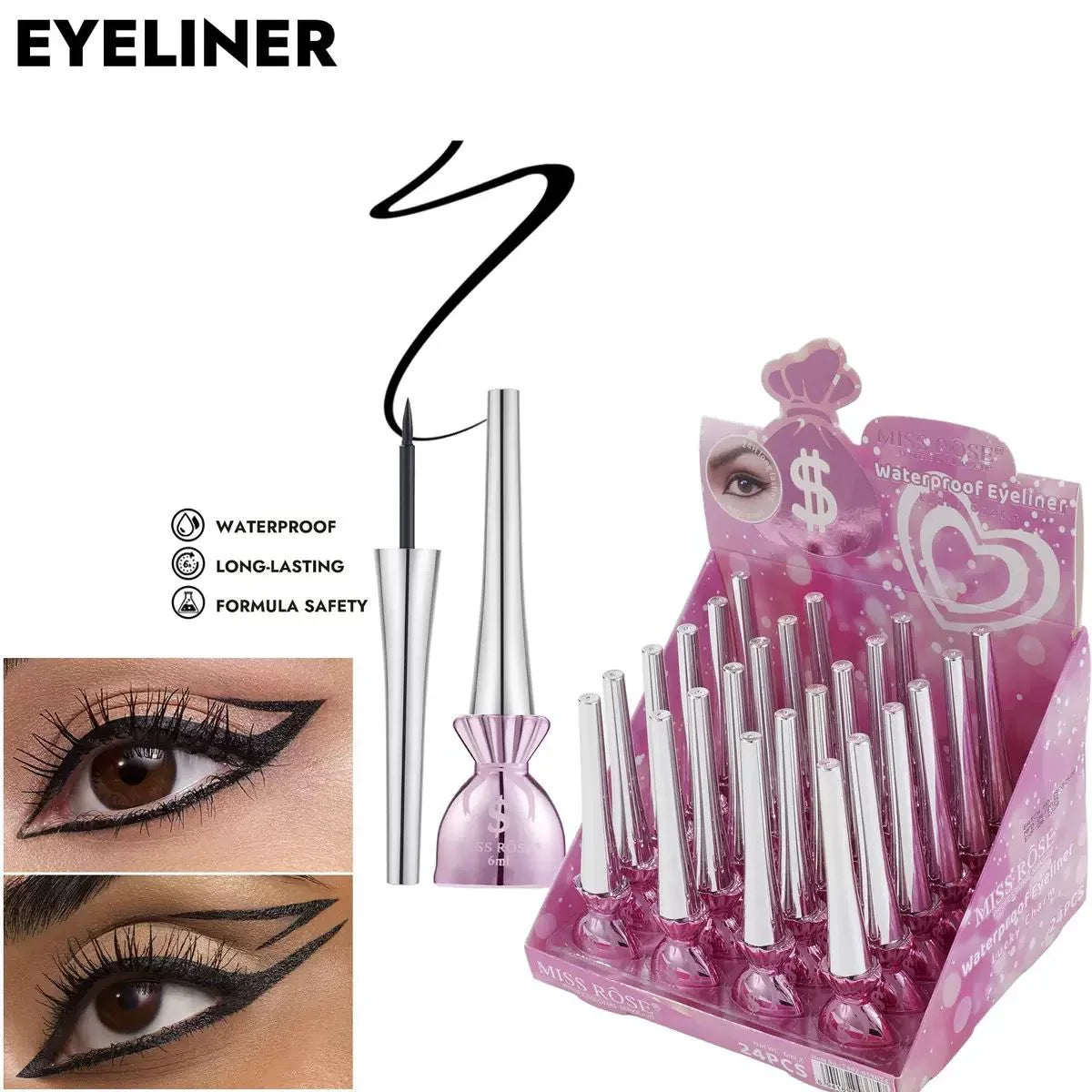 Miss Rose Waterproof Dollee Eyeliner - Buy Online in Pakistan at Cosmia.pk