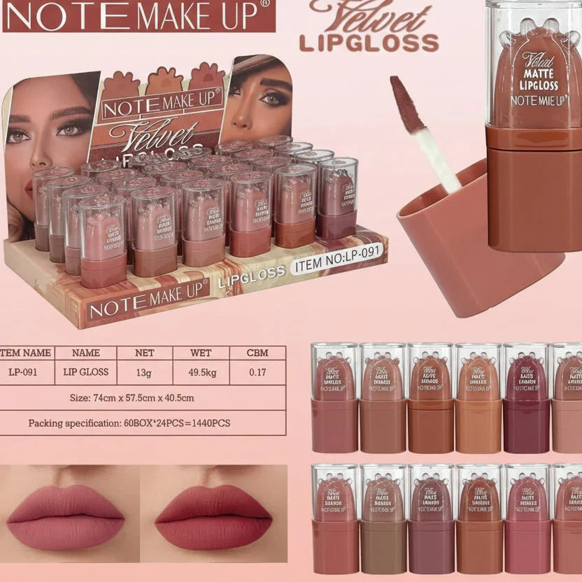 Note Make Up Velvet Lipgloss - Buy Online in Pakistan at Cosmia.pk