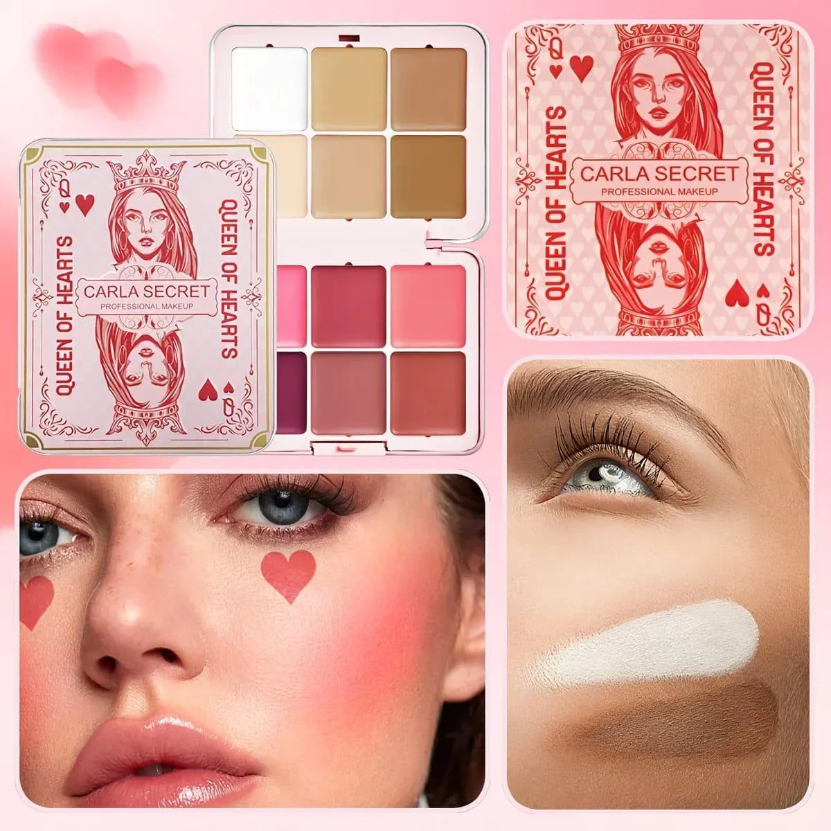 Carla Secret Concealer & Blush Palette - Buy Online in Pakistan at Cosmia.pk
