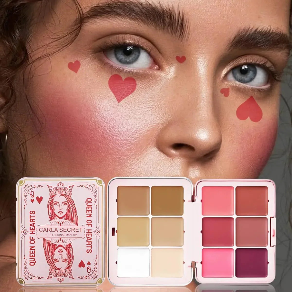 Carla Secret Concealer & Blush Palette - Buy Online in Pakistan at Cosmia.pk