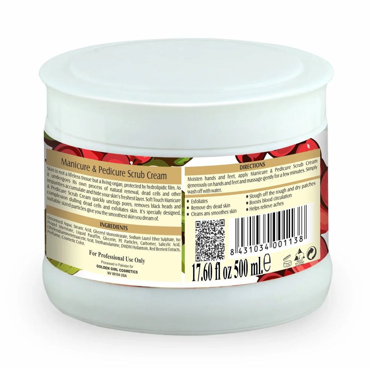 Soft Touch Manicure & Pedicure Scrub Cream - Buy Online in Pakistan at Cosmia.pk