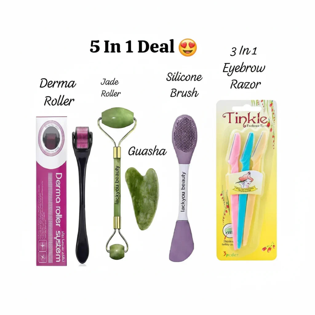 5 In 1 Beauty Accessories Deal - Buy Online in Pakistan at Cosmia.pk