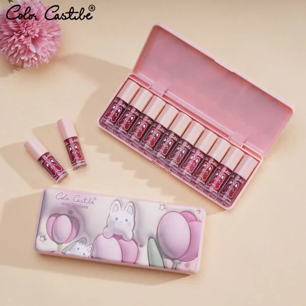 Color Castle Mini Matte LipGloss 10‑in‑1 Pack - Buy Online in Pakistan at Cosmia.pk